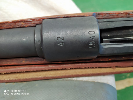 Vendo k98 captura ruso en muy buen estado,

Mas fotos por wassap.

Un saludo. 00