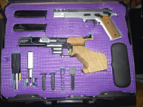 Buenos días.
Pregunta de Novato. 
Me planteo la compra de una pistola de precisión y  tengo la GRAN  duda 110