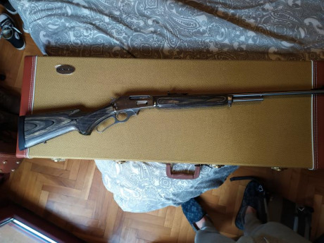 Hola compañeros vendo este rifle de palanca Marlin 336 XLR del calibre 30-30 Winchester con un acabado 00