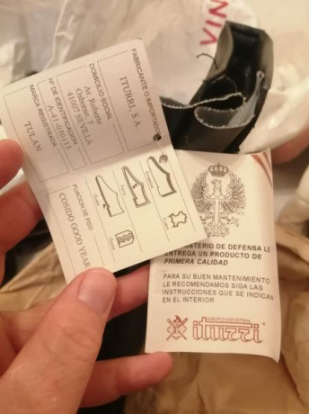 Vendo botas militares ITURRI reglamentarias del EJÉRCITO DE TIERRA. Nuevas a estrenar. Materiales de primera 02