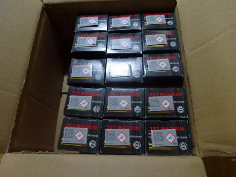 Muy buenas,

Vendidas las 750 vainas Geco del .357 con un solo tiro, todas del mismo lote: 51 UM 020 y 02