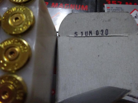 Muy buenas,

Vendidas las 750 vainas Geco del .357 con un solo tiro, todas del mismo lote: 51 UM 020 y 01