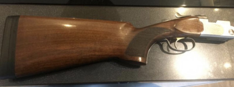 Beretta 686 E Trap 76cm de cañon 1 y 2 estrellas fijas, expulsora, culata original sin cortar, cantonera 10