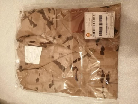 Vendo Camisola árida pixelada del Ejército de Tierra. Ideal para el verano. Talla 2N.
Precio: 20€. 00