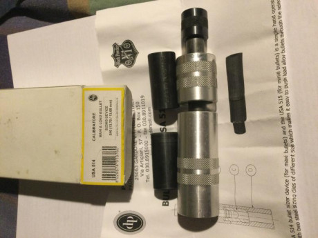 Para “Maxi & Long bullet”, con dos posibles diámetros 13,70 y 13,68 mm. Prácticamente nuevo, utilizado 00