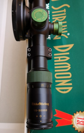 VENDO VISOR NIKKO STIRLING DIAMOND 10-50X60. EN PERFECTO FUNCIONAMIENTO CON MARCAS DE USO.
Se entrega 00
