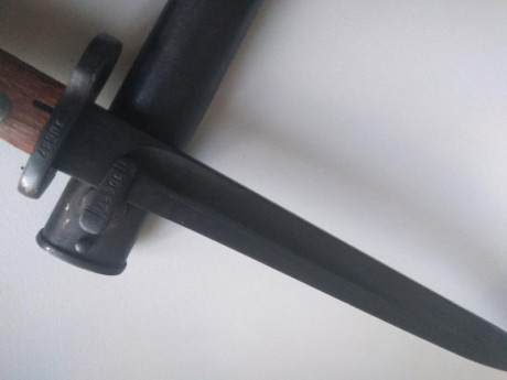 Vendo bayoneta para fusil Mauser o Coruña, con su funda numeradas, nueva impecable.
Se encuentra en Barcelona.
Precio: 00