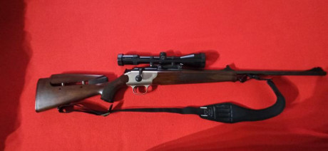 Vendo rifle blaser R 93 en calibre 375 HH , con culata ajustable tanto longitudinalmente como el lomo 02