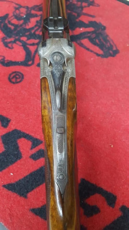 Vendo esta autentica joya ya que se hizo por encargo y es única.
Express superpuesto Franz Sodia 7x65R,pletinas 12