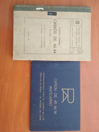 Se venden mauales cañon contracarro 45/44.  Precio 20 euros. 02