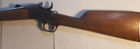 Buenas tardes.

Pongo a la venta mi carabina ROLLING BLOCK, marca STAR, calibre .357.-
Dispara tanto .357, 00