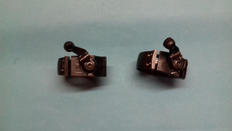 Vendo monturas, de quita y pon, marca Isi Mount para rifle Sauer 303 y para alojar un visor con tubo central 01