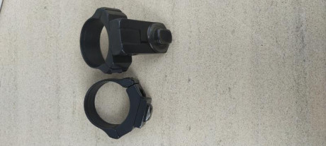 Vendo anillas ORIGINALES apel de 30mm  y campanas de 42,50 y 56 por 200 euros. 02