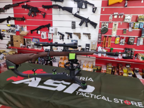 Rifle cerrojo usado KETT calibre 30-06, se entrega con funda, correa y visor Tasco Titan 3-12x52.
Rifle 02