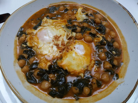 Hoy para comer acelgas hervidas y chuletón de vaca gallega vieja con seis semanas de maduración en cámara 171