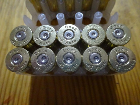 Muy buenas,

Vendidas todas las vainas Geco del calibre .45 ACP con un solo tiro, pasadas por Tumbler 01