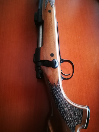 Vendo rifle Remington 700 modelo denominado  BDL  Custom de Luxe ,el mas alto de gama.
EQUIPACION DE SERIE 02