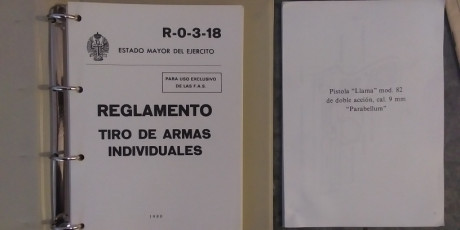 Extracto manual del soldado, años 60, y reglamento de los años 80, con apendice para la llama m82

El 11