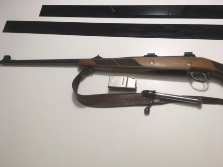 Vendo sako 75 hunter calibre 7mm rem mag, monturas apel desmontables y visor zeiss diavari z 1,5-6x42. 01