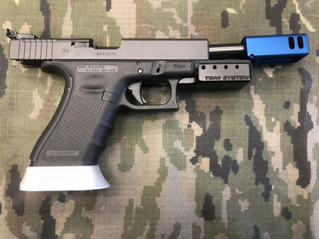 Hola pongo en venta esta Glock 17 MOS THR Gen 4. (Sistema MOS Corte en la corredera para colocar visor 01