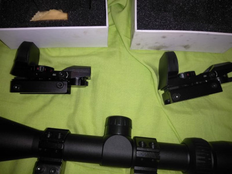 Vendido. Cerrar. Gracias.

Hola.

Vendo lote de un visor, y dos puntos rojos.

Visor Discovery 3x9-40 00