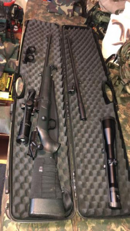 Se edita el anuncio para vender el rifle solo

Un amigo me ha pedido que le ponga este anuncio quiere 02