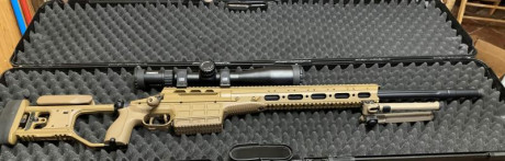 Hola a todos. Vendo sako m10 :sniper con muy poco uso, como nuevo. En calibre .308 win. Color Tan.  Esta 00