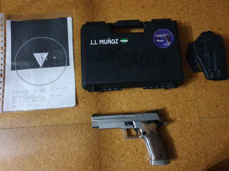 Vendo pistola Sig Sauer P226 S X-Five, en perfecto estado, se encuentra en Sevilla y se puede probar en 82