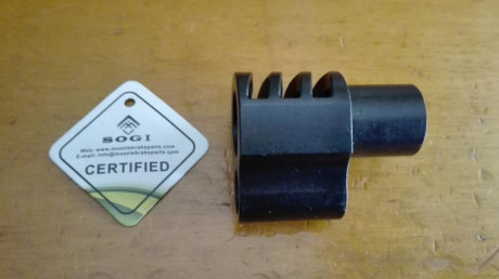 Buenas, cosas que no voy a usar y pongo en venta:

-Freno de boca de Muzzlebrakeparts, nuevo, tres tiros 02