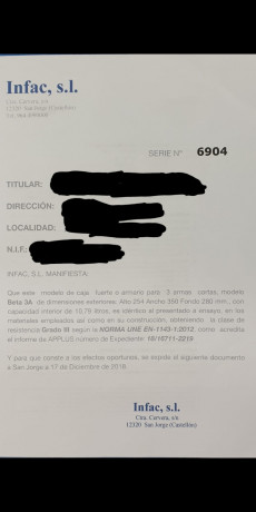 Hola compañeros, busco armero para 3 armas cortas grado lll norma UNE 
1143-1: 2018 por que anterior no 40
