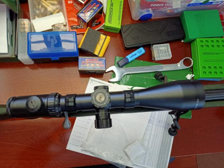 Vendo visor delta titanium 4.5x30x50 sf. reticula iluminada en varios niveles. tipo de reticula mildot, 01