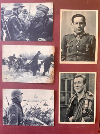 24 postales de la División Azul originales 1941 publicadas por el servicio de propagada de la Wehrmacht 00