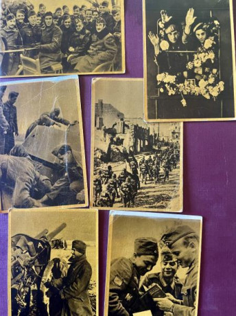 24 postales de la División Azul originales 1941 publicadas por el servicio de propagada de la Wehrmacht 12