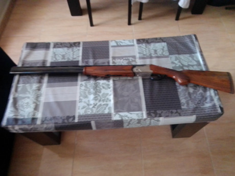 Buenas, tengo un buen amigo que vende una lanber calibre 20 de diestros con polichokes en buen estado, 11