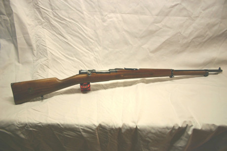Pongo a la venta mi fusil CarlGustav de 1909 modelo largo.
Todas las piezas metalicas y la madera tienen 42