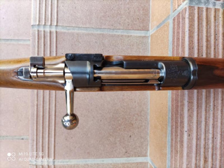 Pongo a la venta mi fusil CarlGustav de 1909 modelo largo.
Todas las piezas metalicas y la madera tienen 40
