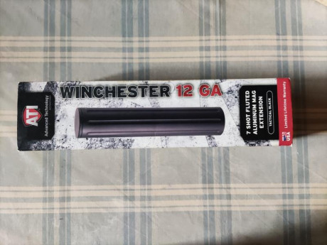 Vendo extension cargador ATI para escopetas semiautomaticas o de bombeo para winchester totalmente nuevo 01