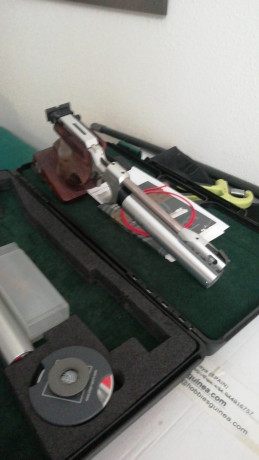 Modelo Steyr LP 2 Compact 4,5mm.
Precio de venta 900 €.
Cacha S
Contrapesos adicionales.
Bombonas 2 unidades.
Interesados 00