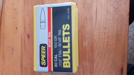 ¡Buenas! Vendo 4 lotes de PUNTAS del calibre 30,  .308,  a saber:

1. Lote de 86 puntas Speer calibre 01