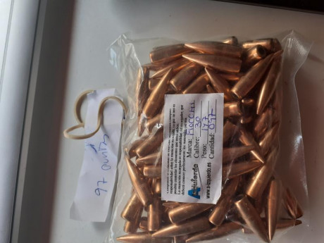 ¡Buenas! Vendo 4 lotes de PUNTAS del calibre 30,  .308,  a saber:

1. Lote de 86 puntas Speer calibre 22