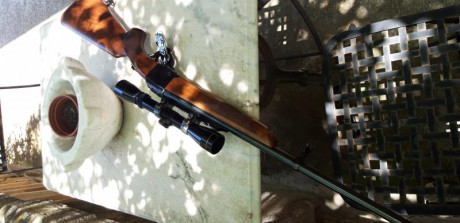 Se vende monotiro Ruger n°1 en calibre 243 con monturas y visor leupold vx-I 2-7x 33 m.m.
El rifle esta 60