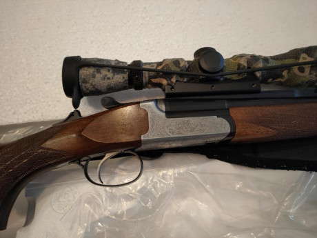 Vendemos este equipo, monotiro Sabatti SLK del calibre 222 Remington, nuevo 4 tiros para afinar la mira, 01