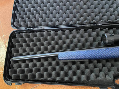 Vendo CZ 455 Varmint calibre 22LR. Carabina en muy buen estado, con hidroimpresión efecto fibra de carbono 20