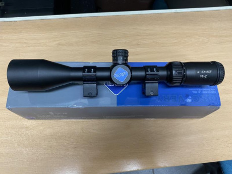 DISCOVERY VTZ 4-16x44 SF
Reticula mildot.
Paralaje lateral.
En perfecto estado, usado solo en pcp.
Pido 01