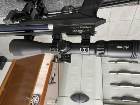 OHHUNT GUARDIAN 4-16x44 SF
En perfectisimo estado y poquisimo uso en pcp.
Con paralaje lateral 
Reticula 02