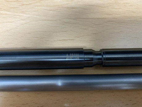 vendo estos dos cañones

Uno es un cañon pesado  de 16mm y 410mmm de largo para HW100 en calibre 5.5 con 01