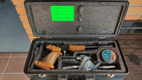 Se vende pistola Tau 7 por abandono de aficción.
Se puede probar sin compromiso, exageradamente precisa. 02