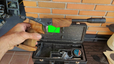 Se vende pistola Tau 7 por abandono de aficción.
Se puede probar sin compromiso, exageradamente precisa. 00