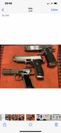 Vendo Tanfoglio limited  custom, fabricada en 2020.  Casi sin disparar, unas cinco cajas como mucho, depositada 10
