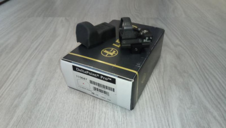 Vendo Leupold Delta Point Pro, con retícula triangular de 7.5 moa.

Esta en perfecto estado, solo se han 02